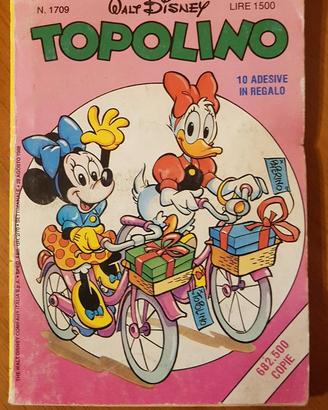 Topolino libretto Disney n.1709 del 28 Agosto 1988
