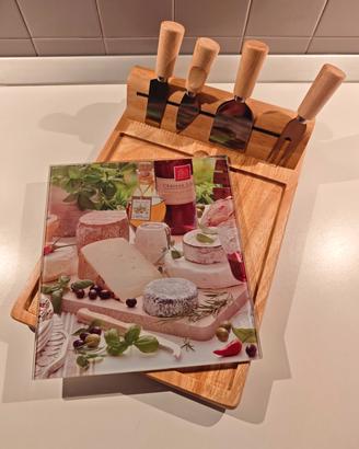 Tagliere legno e vetro Easy Life