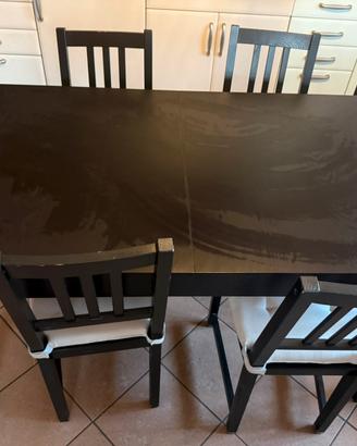 Tavolo da pranzo con sedie