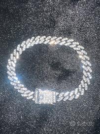 bracciale uomo brillantato