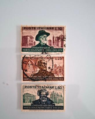 Francobolli anni  1949  - 1951 - 1961