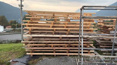 Legna e bancali da ardere