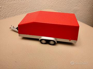 MODELLINO RIMORCHIO CARRELLO ASSISTENZA RALLY