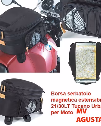 BORSA SERBATOIO MAGNETICA MOTO MV AGUSTA 21/30LT