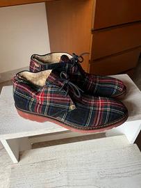 Scarpe Paciotti 308 imbottite tartan