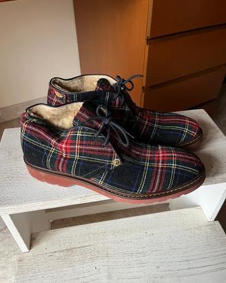 Scarpe Paciotti 308 imbottite tartan