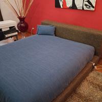 Letto  matrimoniale completamente sfoderabile