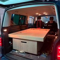 Letto con rotelle per Van