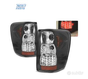 FANALI JEEP GRAND CHEROKEE 99-05 LED NERI