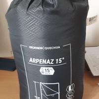 Sacco a pelo arpenaz 15 nuovo camping letto
