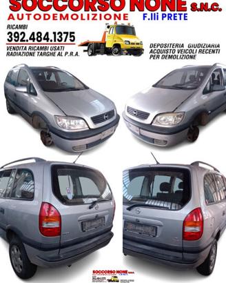 Ricambi Opel Zafira cod Mot. Z18XE