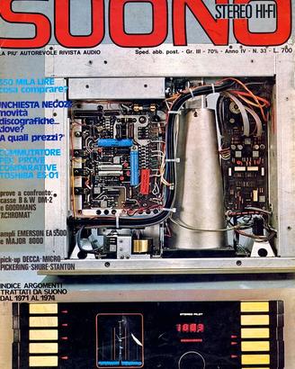 rivista SUONO n° 33 del novembre 1974
