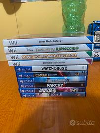 Lotto 10 Titoli misti PS4 e WII