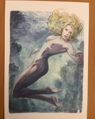 Omaggio a Blake Lively di Milo Manara