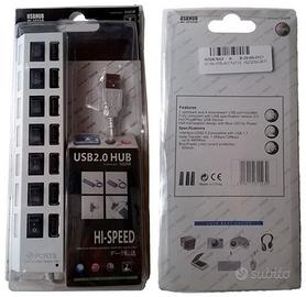 Ciabatta HUB USB 7 porte 2.0 - bianco