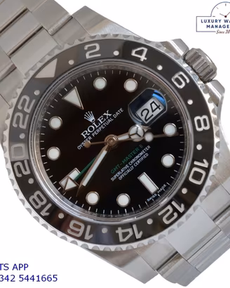 ROLEX GMT Master II 116710LN black Cerachrom
