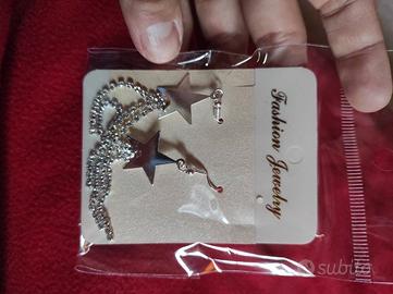 orecchini barbie doll cosplay cow  stella argentat