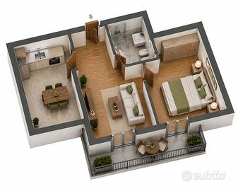 Bilocale libero da subito - zona Cittadella