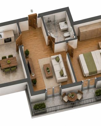 Bilocale libero da subito - zona Cittadella