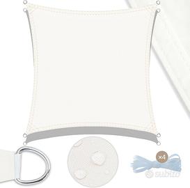 Tenda a vela 3x3 metri ANTRACITE + Set fissaggio