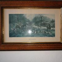 quadro caccia alla volpe