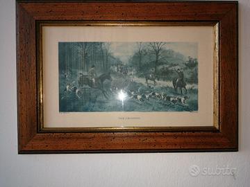 quadro caccia alla volpe