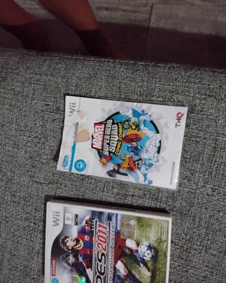 Nintendo wii  d'epoca con giochi