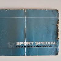 libretto d'uso benelli sport special 125