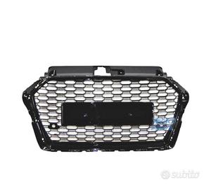 GRIGLIA PER AUDI A3 16- LOOK RS3 NERO