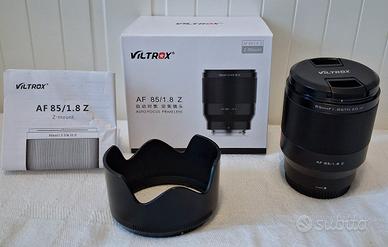 Obiettivo Viltrox 85mm f/1.8 Nikon Z mount