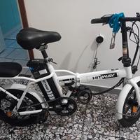 bici elettrica pieghevole Hitway bk5 motore 250w