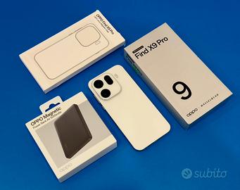 Oppo Find X9 Pro 16/512 Silk White con accessori