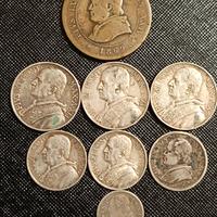 Lotto 8 monete Vaticano 