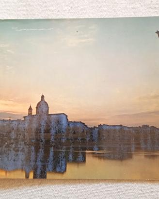 Cartolina D'Epoca Firenze Tramonto Sull'Arno 1964