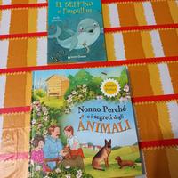 2 libri per bambini "Il delfino" e "Nonno perché "