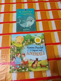 2 libri per bambini "Il delfino" e "Nonno perché "