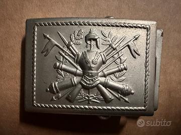 Fibbia cintura esercito italiano vintage