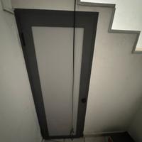 Porta alluminio grigio antracite