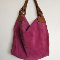 Borsa in pelle ruvida