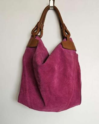 Borsa in pelle ruvida