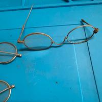 Occhiali antichi argento