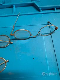 Occhiali antichi argento