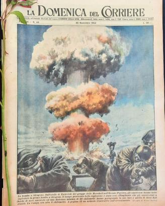 La Domenica del Corriere 30 novembre 1952 Bomba