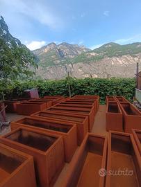 Fioriere varie misure acciaio corten