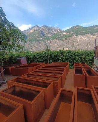 Fioriere varie misure acciaio corten