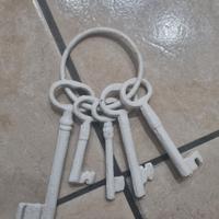 Chiavi antiche shabby ferro