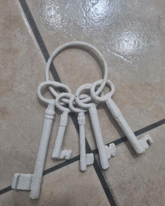 Chiavi antiche shabby ferro