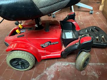 Sedia a rotelle elettrica Go chair x ricambi