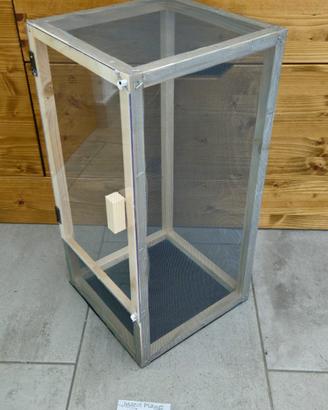 Gabbia teca Voliera insetti stecco farfalle 50cm