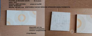 Piastrelle R.Ginori di Campi,Gariboldi,Scarzella